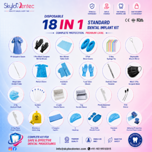 Disposable 18 in 1 Standard Dental Implant Kit by Skyloc Dentec